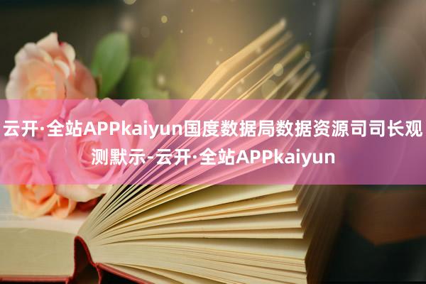 云开·全站APPkaiyun国度数据局数据资源司司长观测默示-云开·全站APPkaiyun